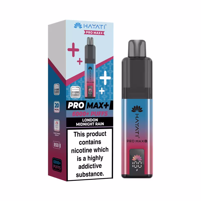 Hayati Pro Max Plus 6K Prefilled Vape Kit (New Flavours)