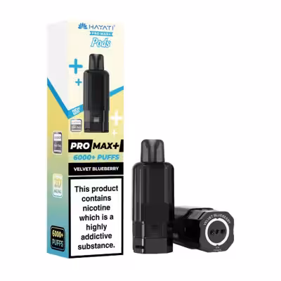 Velvet Blueberry Prefilled Pod by Hayati Pro Max Plus 6K