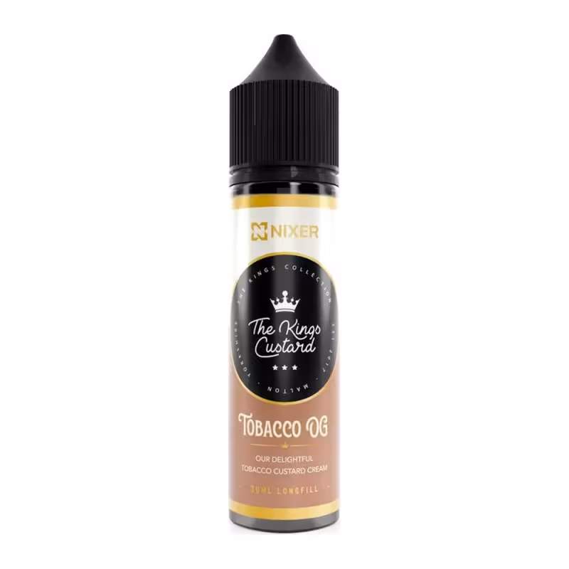 Tobacco OG Longfill E-Liquid Concentrate by Nixer X The Kings Custard