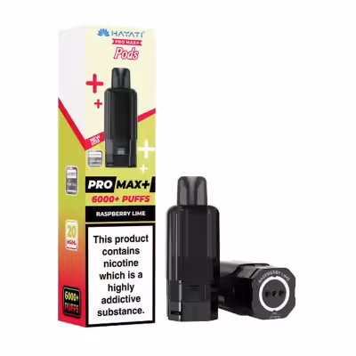Raspberry Lime Prefilled Pod by Hayati Pro Max Plus 6K