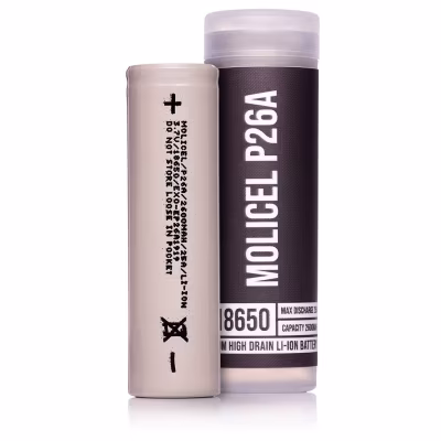 Molicel P26A 18650 2600mAh (25A) Vape Battery