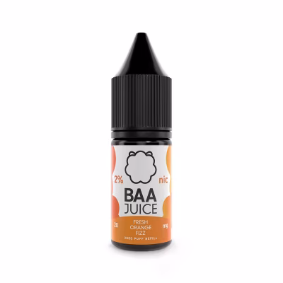 Fresh Orange Fizz Nic Salt E-Liquid by Baa Juice