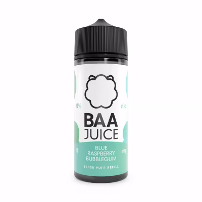 Blue Raspberry Bubblegum Shortfill E-Liquid by Baa Juice 100ml