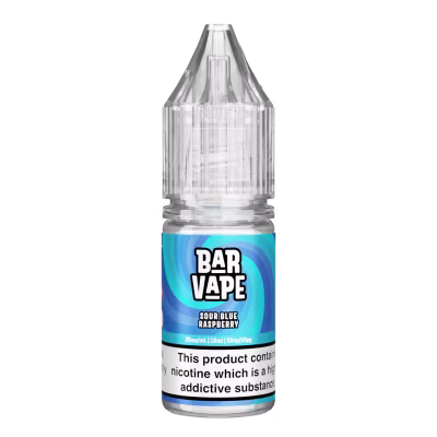 Sour Blue Raspberry Nic Salt E-Liquid by Bar Vape