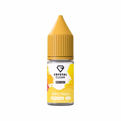 Apple Peach Nic Salt E-Liquid by Crystal Clear