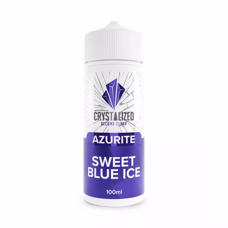 Azurite - Sweet Blue Ice Shortfill E-Liquid by Crystalized 100ml