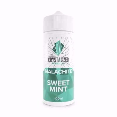 Malachite - Sweet Mint Shortfill E-Liquid by Crystalized 100ml