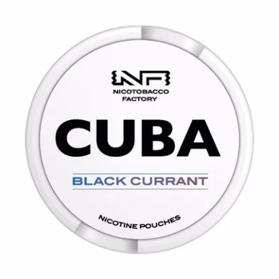 Black Currant Nicotine Pouches by Cuba