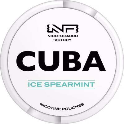 Ice Spearmint Nicotine Pouches by Cuba