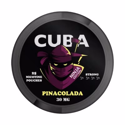 Pinacolada Ninja Nicotine Pouches by Cuba