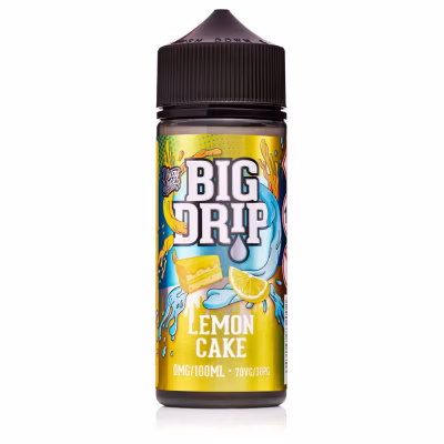 Lemon Cake Shortfill E-liquid by Big Drip 100ml