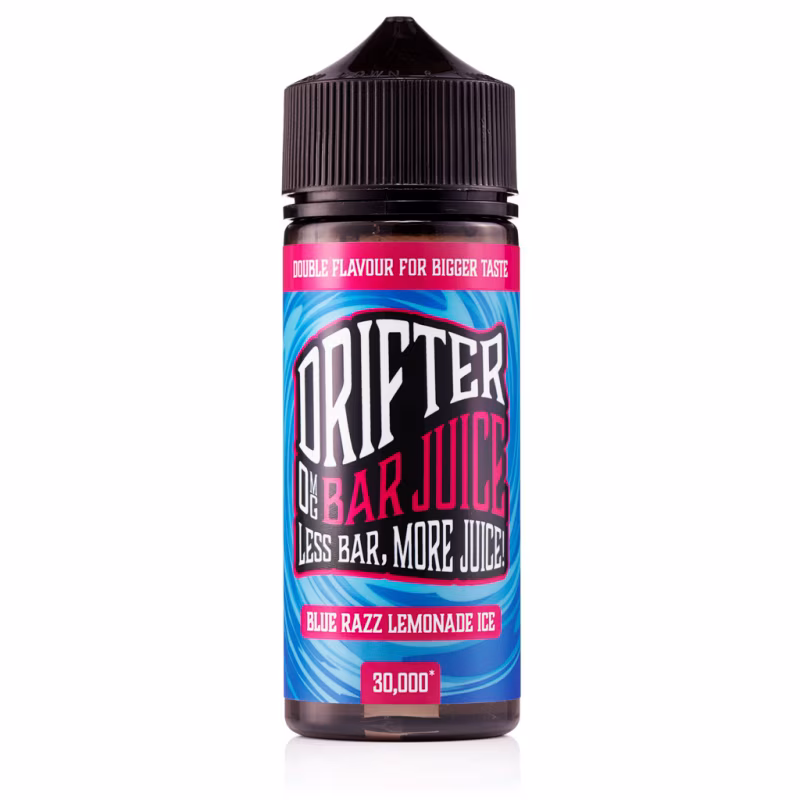 Blue Razz Lemonade Ice Shortfill E-Liquid by Drifter Bar Juice 100ml