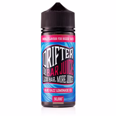 Blue Razz Lemonade Ice Shortfill E-Liquid by Drifter Bar Juice 100ml