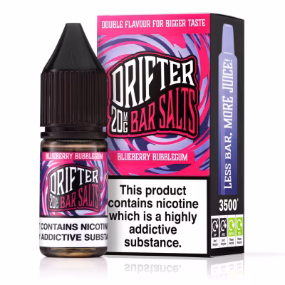 Blueberry Bubblegum Nic Salt E-Liquid by Drifter Bar Salts