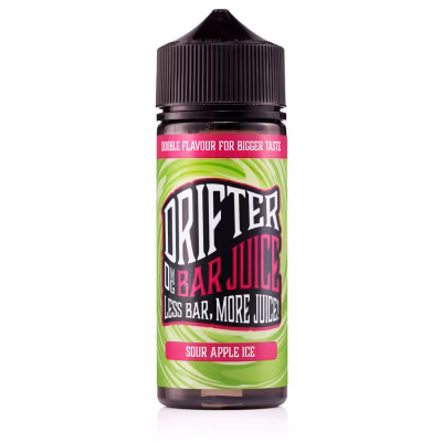 Sour Apple Ice Shortfill E-Liquid by Drifter Bar Juice 100ml