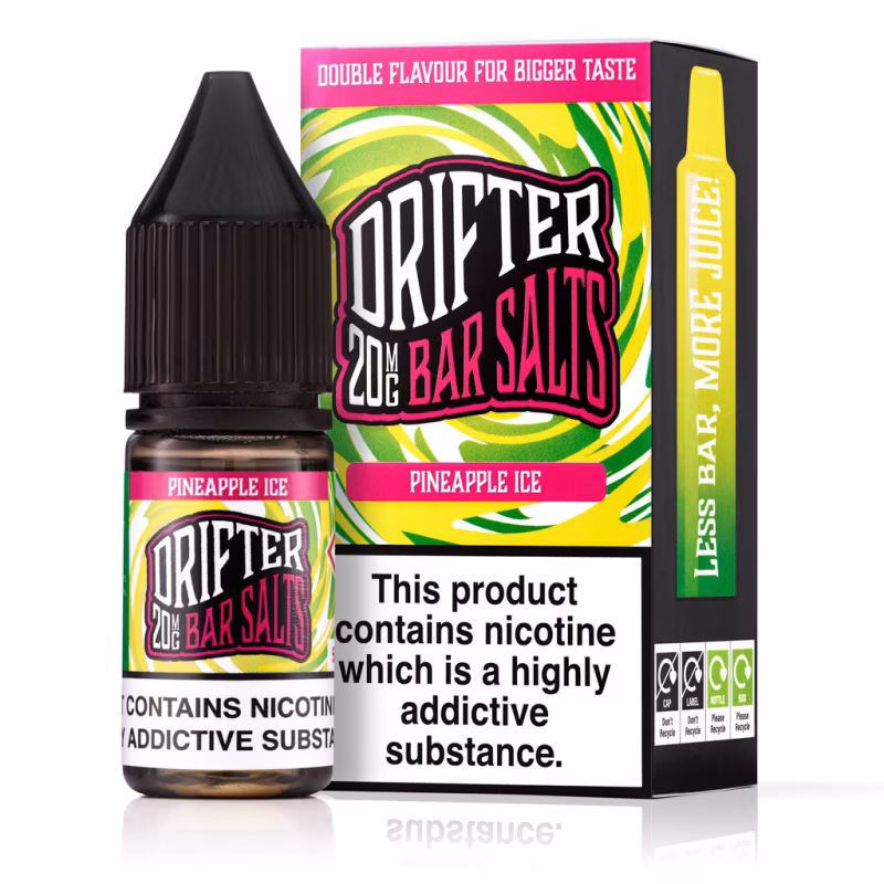 Pineapple Ice Nic Salt E-Liquid by Drifter Bar Salts