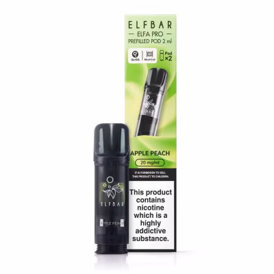 Apple Peach Prefilled Pods by Elf Bar Elfa Pro