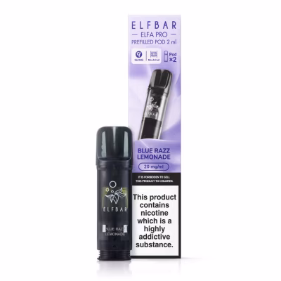 Blue Razz Lemonade Prefilled Pods by Elf Bar Elfa Pro