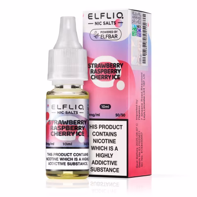 Strawberry Raspberry Cherry Ice Nic Salt E-Liquid by Elf Bar Elfliq