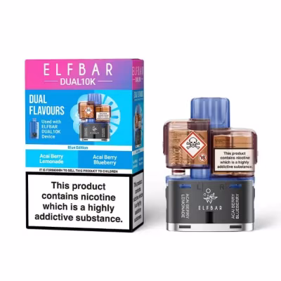 Blue Edition Prefilled Pod by Elf Bar Dual 10K