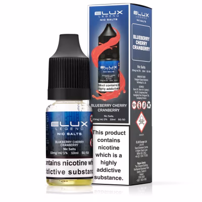 Blueberry Cherry Cranberry Nic Salt E-Liquid by Elux Legend