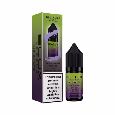 Blackcurrant Menthol Nic Salt E-Liquid by Elux Legend