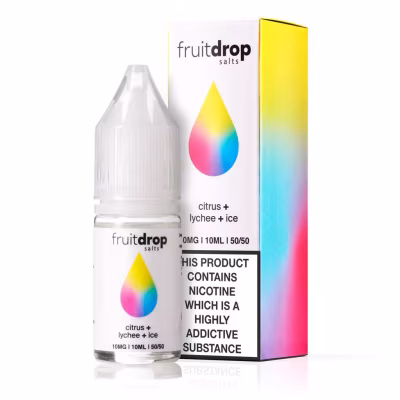 Citrus Lychee Ice Nic Salt E-Liquid by Fruit Drop