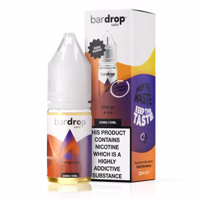 Energy Ice Nic Salt E-Liquid by Bar Drop