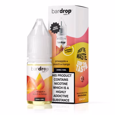 Pineapple Peach Mango Nic Salt E-Liquid by Bar Drop