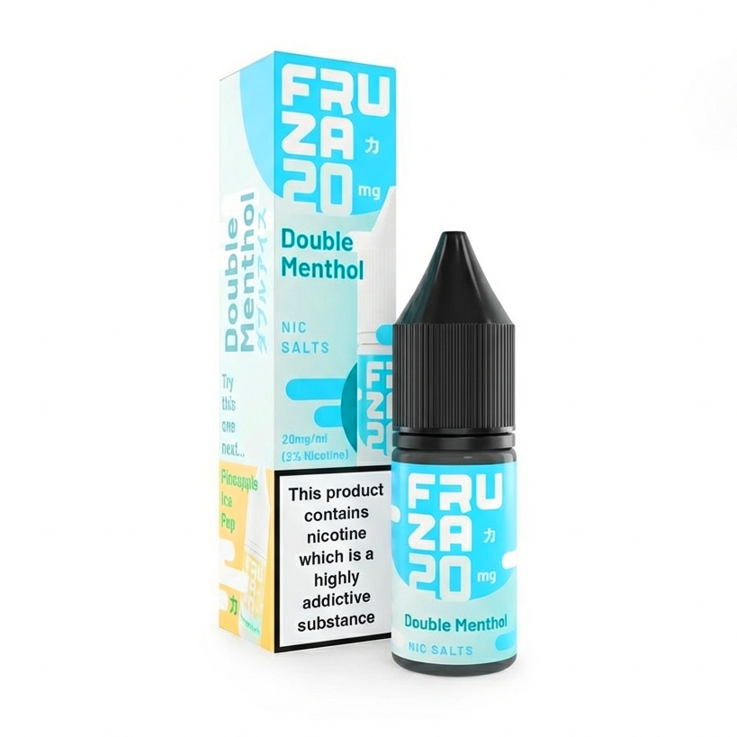 Double Menthol Nic Salt E-Liquid by Fruza | Buy Online | Vape Green