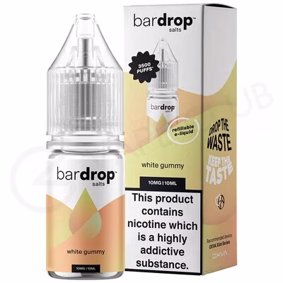 White Gummy Nic Salt by Bar Drop