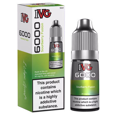 Sourberry Fusion Nic Salt E-Liquid by IVG 6000