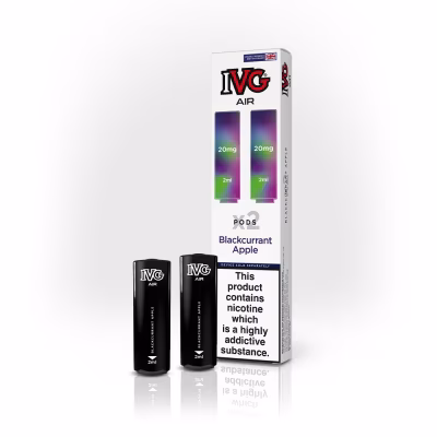 Blackcurrant Apple Prefilled Pods by IVG Air