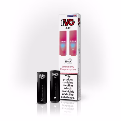 Strawberry Raspberry Ice Prefilled Pods by IVG Air