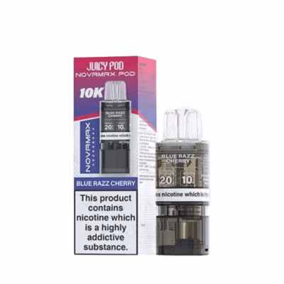 Blue Razz Cherry Prefilled Pod Refill Pack by Juicy Pod Novamax 10K