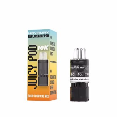 Sour Tropical Mix Prefilled Pod Refill Pack by Juicy Pod Novamax 10K