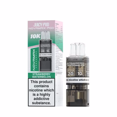 Strawberry Watermelon Prefilled Pod Refill Pack by Juicy Pod Novamax 10K