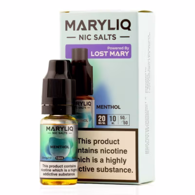 Menthol Nic Salt E-Liquid by Lost Mary Maryliq