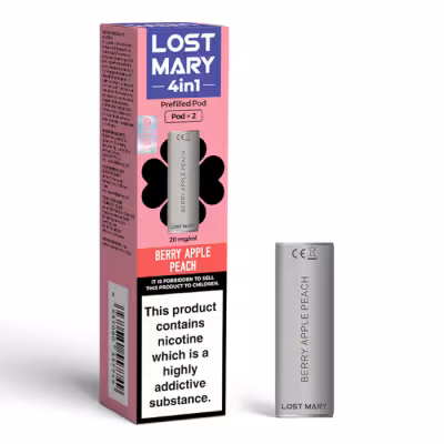 Berry Apple Peach Prefilled Pods by Lost Mary 4 in 1