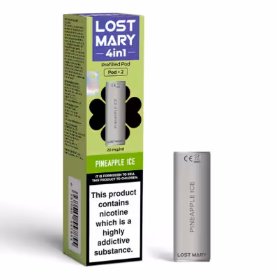 Pineapple Ice Prefilled Pods by Lost Mary 4 in 1