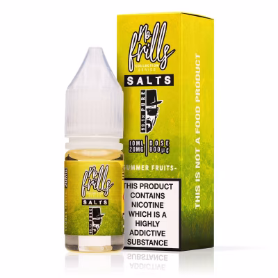 Summer Fruits Nic Salt E-Liquid by No Frills 99.1% Pure