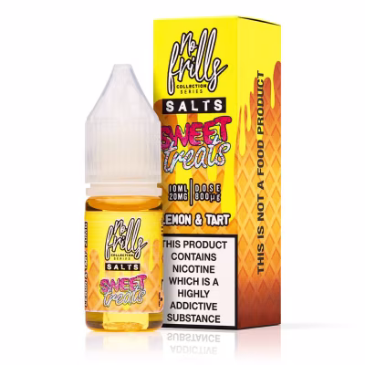 Lemon & Tart Nic Salt E-Liquid by No Frills Sweet Treats