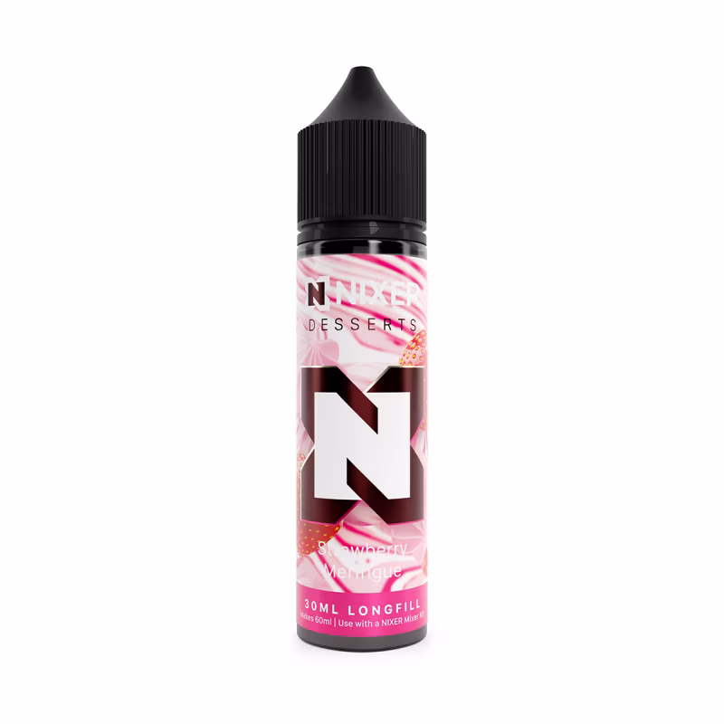 Strawberry Meringue Longfill E-Liquid Concentrate by Nixer