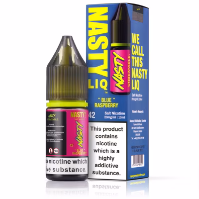 Blue Raspberry Nic Salt E-Liquid by Nasty Liq