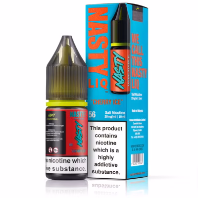 Cherry Ice Nic Salt E-Liquid by Nasty Liq