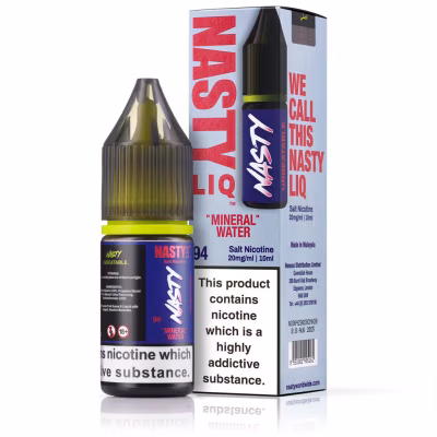 Mineral Water Nic Salt E-Liquid by Nasty Liq
