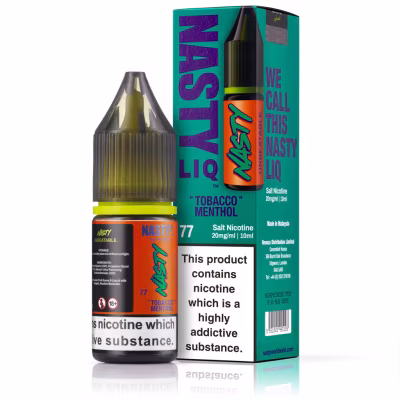 Tobacco Menthol Nic Salt E-Liquid by Nasty Liq