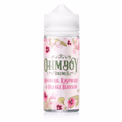 Rhubarb, Raspberry & Orange Blossom E-Liquid by Ohm Boy Volume II 100ml