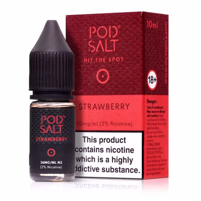 Strawberry Nic Salt E-Liquid by Pod Salt
