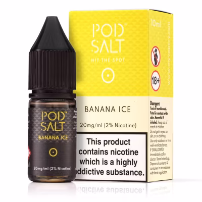 Banana Ice Nic Salt E-Liquid by Pod Salt